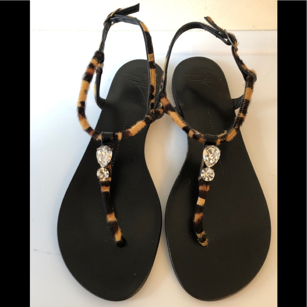 Guisseppe Zagnotti Crystal Embellished Sandle